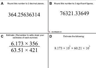 Standard Form and rounding